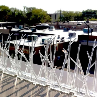 Bird-X 100ft Standard Plastic Bird Spikes 2 Bird-X 100ft Standard Plastic Bird Spikes - Image 2