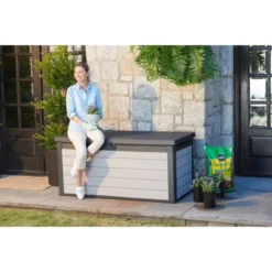 Keter Premier Deck Box Gray - 150gal -Sunnydaze Decor Store GUEST 4d601e9a f347 45e7 b1d4 cdeb213fdfdf