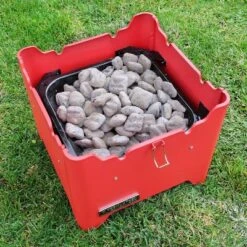 Permasteel Square Portable Charcoal Grill PG-40C10-RD - Red -Sunnydaze Decor Store GUEST 4d82e285 690b 4ca9 8064 132eb4d2c4b7