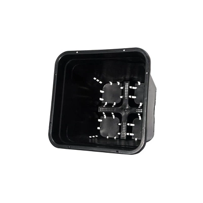 Active Aqua GFOE3 Flow 2.0 6 Square Pots 5-Gallon 13-Liter Bucket Hydroponic Grow Flow Expansion Kit System With Fittings, Connectors, & Tubing, Black 2 Active Aqua GFOE3 Flow 2.0 6 Square Pots 5-Gallon 13-Liter Bucket Hydroponic Grow Flow Expansion Kit System With Fittings, Connectors, & Tubing, Black - Image 2