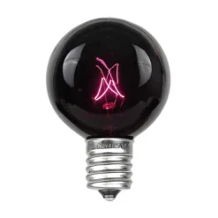 Novelty Lights 100 Feet G50 Globe Outdoor Patio String Lights, White Wire