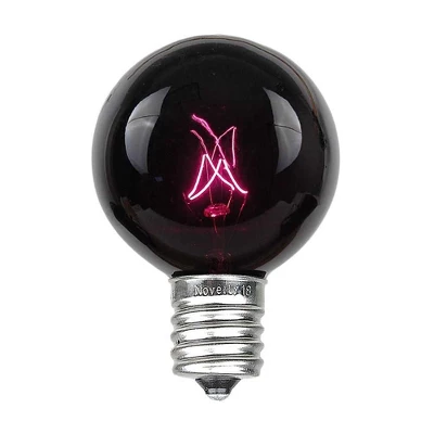 Novelty Lights 100 Feet G50 Globe Outdoor Patio String Lights, White Wire 1 Novelty Lights 100 Feet G50 Globe Outdoor Patio String Lights, White Wire