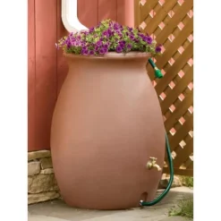 Rainwater Urn, 50 Gallon, 4' Hose Included, Brass Water Spigot, Removable Top 9 Rainwater Urn, 50 Gallon, 4' Hose Included, Brass Water Spigot, Removable Top -Sunnydaze Decor Store GUEST 509890b8 1f27 4ad0 bd5b 141e9731b95b