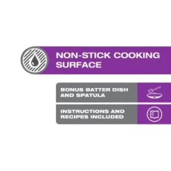 Salton Crepe & Tortilla Maker White 7 Salton Crepe & Tortilla Maker White -Sunnydaze Decor Store GUEST 509c8c9f 6984 44dc a619 4994ff601105