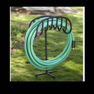 Liberty Garden LBG-647 Decorative Steel Metal Manager Garden Hose Storage Stands With 3 Prong Anchor Support And Powder-coated Finish (2 Pack) 2 Liberty Garden LBG-647 Decorative Steel Metal Manager Garden Hose Storage Stands With 3 Prong Anchor Support And Powder-coated Finish (2 Pack) - Image 2