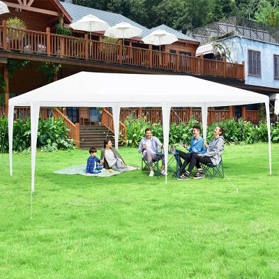 Costway 10'x20' Canopy Tent Heavy Duty Wedding Party Tent 6 Sidewalls W/Carry Bag 2 Costway 10'x20' Canopy Tent Heavy Duty Wedding Party Tent 6 Sidewalls W/Carry Bag - Image 2
