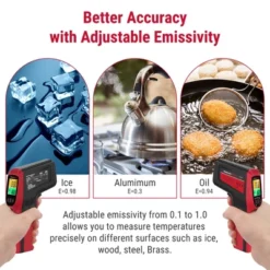 ThermoPro TP450W Dual Laser Temperature Gun For Cooking, Digital Infrared Thermometer For Pizza Oven Grill, Laser Thermometer Gun -Sunnydaze Decor Store GUEST 519b6ee2 4b71 4ada 9b0a 9547b544da54