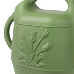 Union Products 63066 2 Gallon Plastic Indoor/Outdoor Watering Can W/ Tulip Design For Garden, Potted Plants, & Patio Pots, Sage Green Color, 2 Pack -Sunnydaze Decor Store GUEST 5250b1f2 929e 4c93 90d2 247fe6df5065