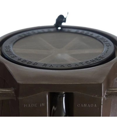 FCMP Outdoor RC4000 50 Gallon Heavy Duty Outdoor Home Rain Water Catcher Barrel Container Bin With Spigots And Mesh Screen, Brown 4 FCMP Outdoor RC4000 50 Gallon Heavy Duty Outdoor Home Rain Water Catcher Barrel Container Bin With Spigots And Mesh Screen, Brown - Image 4