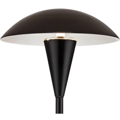 John Timberland Grant 18" High Black LED Mushroom Path Lights Set Of 2 1 John Timberland Grant 18" High Black LED Mushroom Path Lights Set Of 2