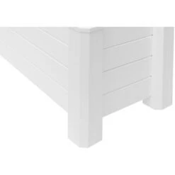 Gardenised White Vinyl Traditional Fence Design Garden Bed Elevated Screwless Raised Planter Box 17 Gardenised White Vinyl Traditional Fence Design Garden Bed Elevated Screwless Raised Planter Box -Sunnydaze Decor Store GUEST 55d3b6a5 0228 4be6 afb0 12319f8de0b4