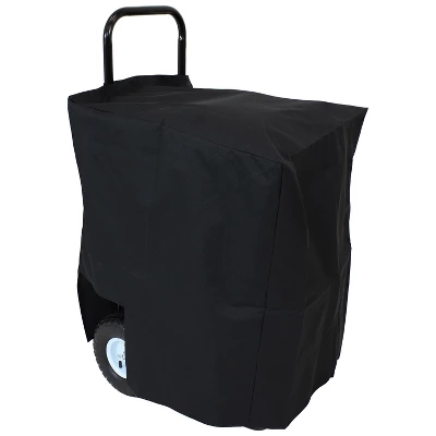 Sunnydaze Decor Sunnydaze Outdoor Firewood Log Rack Cart Carrier With Heavy-Duty Weather-Resistant Polyester Cover - Black 5 Sunnydaze Decor Sunnydaze Outdoor Firewood Log Rack Cart Carrier With Heavy-Duty Weather-Resistant Polyester Cover - Black - Image 5