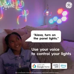 GE Cync Dynamic Effect 10pk Novelty Tile Lights -Sunnydaze Decor Store GUEST 589f9c80 6870 4ea9 8c75 7c8cbe59daf2