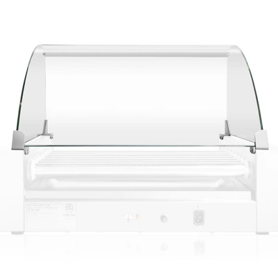 Olde Midway Glass Replacement Cover ONLY For PRO18 Hot Dog 7 Roller Grill Cooker Machine 2 Olde Midway Glass Replacement Cover ONLY For PRO18 Hot Dog 7 Roller Grill Cooker Machine - Image 2