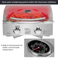 Costway 2 Burner Portable BBQ Table Top Propane Gas Grill Stainless Steel 13 Costway 2 Burner Portable BBQ Table Top Propane Gas Grill Stainless Steel -Sunnydaze Decor Store GUEST 5a55897b 5411 4b6c ab9a b77903409431