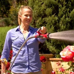 Bernini Easy Grip Hose Nozzle - Red 9 Bernini Easy Grip Hose Nozzle - Red -Sunnydaze Decor Store GUEST 5af2b989 1e3b 408f b294 f8a0efc1150e