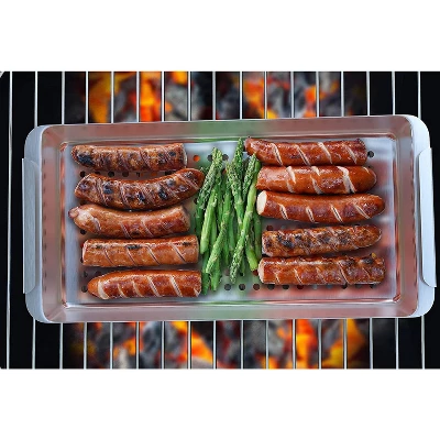 Yukon Glory Triple Grill Basket Set With Clip-On Handle, Perfect For Grilling Fish, Veggies And Meats 7 Yukon Glory Triple Grill Basket Set With Clip-On Handle, Perfect For Grilling Fish, Veggies And Meats - Image 7