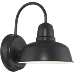 John Timberland Urban Barn Rustic Industrial Farmhouse Outdoor Wall Light Fixtures Set Of 2 Black Gooseneck Arm 11 1/4" For Post Exterior Barn Deck 13 John Timberland Urban Barn Rustic Industrial Farmhouse Outdoor Wall Light Fixtures Set Of 2 Black Gooseneck Arm 11 1/4" For Post Exterior Barn Deck -Sunnydaze Decor Store GUEST 5cc4242e f41a 453b 9285 fc601711150c