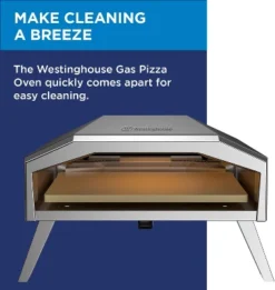 Westinghouse Gas-Powered Artisan Outdoor Pizza Oven - Stainless Steel Portable Pizza Ovens -Sunnydaze Decor Store GUEST 5d4a0123 016c 4a5c b3a9 f91bcd68e05d