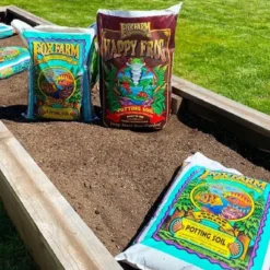 FoxFarm FX14053 + FX14054 Ocean Forest Organic Plant Potting Soil With Happy Frog Nutrient Rapid Growth Potting Soils For Gardens, 12 Quart (4 Pack) -Sunnydaze Decor Store GUEST 5d5220aa 65d0 41b1 bd90 1c4b6dde2e0b