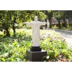 Techko Maid Jesus Solar Outdoor Garden Statue Decor With Spotlight 14 Techko Maid Jesus Solar Outdoor Garden Statue Decor With Spotlight -Sunnydaze Decor Store GUEST 5dd80d1c 13df 4582 ba46 f80255296260
