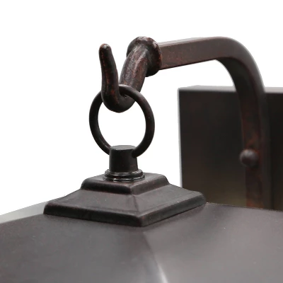 11.75" Stained Glass 1-Light Prairie Style Outdoor Wall Lantern Sconce Oil-Rubbed Bronze - River Of Goods 8 11.75" Stained Glass 1-Light Prairie Style Outdoor Wall Lantern Sconce Oil-Rubbed Bronze - River Of Goods - Image 8