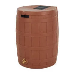 Good Ideas Rain Wizard 50 Gallon Plastic Rain Barrel Water Collector With Brass Spigot -Sunnydaze Decor Store GUEST 5eb02c7f 7a6b 41ca 9b8a 3c56843573f8