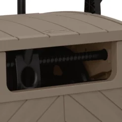 Suncast 150' Baywood Smart Tube Decorative Wheeled Hideaway Hose Reel Cart With Telescoping Handle For Lawn, Garden, & Utility, Dark Taupe -Sunnydaze Decor Store GUEST 5fa60a6f fd16 4f48 9319 f0d499f5aac0