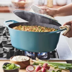 Rachael Ray Premium RUST-RESISTANT Cast Iron Dutch Oven 6.5qt Agave Blue 18 Rachael Ray Premium RUST-RESISTANT Cast Iron Dutch Oven 6.5qt Agave Blue -Sunnydaze Decor Store GUEST 5fc744bc 300f 4e02 9700 03a26eeaea8d