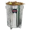 Behrens 20gal Galvanized Steel Composter Can With Lid