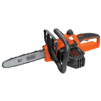 Black & Decker 20V MAX Brushed Lithium-Ion 10" Cordless Chainsaw (Tool Only) 1 Black & Decker 20V MAX Brushed Lithium-Ion 10" Cordless Chainsaw (Tool Only)