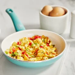 GreenLife 12" Ceramic Non-Stick Open Frypan Turquoise 7 GreenLife 12" Ceramic Non-Stick Open Frypan Turquoise -Sunnydaze Decor Store GUEST 61b1969f 0f10 4864 ad4d 25a5353578bf