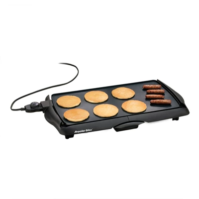 Proctor Silex Non-Stick Griddle In Black 1 Proctor Silex Non-Stick Griddle In Black