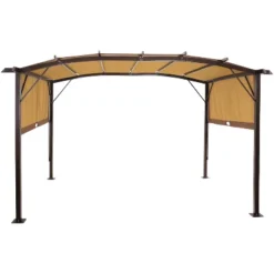 Sunnydaze Decor Sunnydaze 9' X 12' Metal Arched Pergola With Retractable Canopy 17 Sunnydaze Decor Sunnydaze 9' X 12' Metal Arched Pergola With Retractable Canopy -Sunnydaze Decor Store GUEST 62810a3f 1069 4f3b 8377 e02fe97b1496