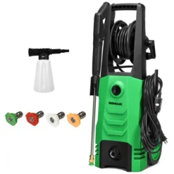 IronMax 3500PSI Electric Pressure Washer 2.6GPM 1800W W/ 4 Nozzles & Foam Lance OrangeGreen 19 IronMax 3500PSI Electric Pressure Washer 2.6GPM 1800W W/ 4 Nozzles & Foam Lance OrangeGreen -Sunnydaze Decor Store GUEST 635f5cb6 1025 4f88 afcc 8eb973cb15dd