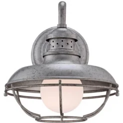 Franklin Iron Works Rustic Industrial Farmhouse Vintage Outdoor Barn Light Fixtures Set Of 2 Galvanized 13" White Glass For Post Exterior Deck House 9 Franklin Iron Works Rustic Industrial Farmhouse Vintage Outdoor Barn Light Fixtures Set Of 2 Galvanized 13" White Glass For Post Exterior Deck House -Sunnydaze Decor Store GUEST 63874206 3754 485b 8092 70b41787a0d1