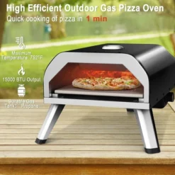 Costway Outdoor Gas Pizza Oven Portable Propane Pizza Stove With Oven Cover Pizza Stone 12 Costway Outdoor Gas Pizza Oven Portable Propane Pizza Stove With Oven Cover Pizza Stone -Sunnydaze Decor Store GUEST 63bf9501 34aa 4126 91db e687c5126d74
