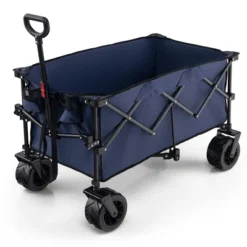 Costway Folding Collapsible Wagon Utility Garden Cart W/ Wide Wheels Adjustable Handle 19 Costway Folding Collapsible Wagon Utility Garden Cart W/ Wide Wheels Adjustable Handle -Sunnydaze Decor Store GUEST 641c38fa 19c9 49e2 8ebe afad1c4a4d92