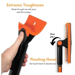 Snow Moover 60" Extendable Snow Brush And Ice Scraper -Sunnydaze Decor Store GUEST 64516a40 98f2 4987 9afc d7c774c841a3