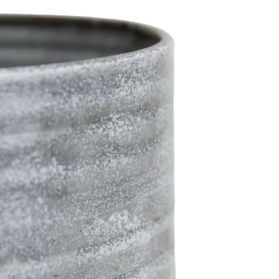 White Metal Planter - Foreside Home & Garden 1 White Metal Planter - Foreside Home & Garden