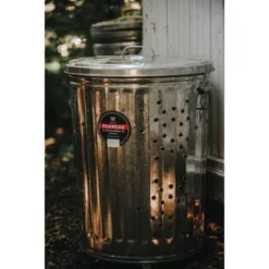 Behrens 20gal Galvanized Steel Composter Can With Lid 11 Behrens 20gal Galvanized Steel Composter Can With Lid -Sunnydaze Decor Store GUEST 68097238 326d 4dd6 8461 0c9c6d2fbfb0