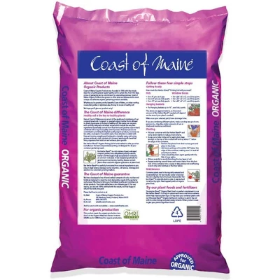 Coast Of Maine OMRI Listed Bar Harbor Blend Organic Compost Potting Soil Blend For Container Gardens And Flower Pots, 8 Quart Bag (2 Pack) 2 Coast Of Maine OMRI Listed Bar Harbor Blend Organic Compost Potting Soil Blend For Container Gardens And Flower Pots, 8 Quart Bag (2 Pack) - Image 2