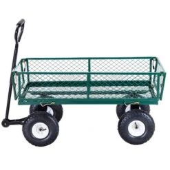 Costway Heavy Duty Lawn Garden Utility Cart Wagon Wheelbarrow Steel Trailer 12 Costway Heavy Duty Lawn Garden Utility Cart Wagon Wheelbarrow Steel Trailer -Sunnydaze Decor Store GUEST 69730a80 56aa 4cdb b9dc 5d0dd35a7785