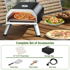 Costway Outdoor Gas Pizza Oven Portable Propane Pizza Stove With Oven Cover Pizza Stone 16 Costway Outdoor Gas Pizza Oven Portable Propane Pizza Stove With Oven Cover Pizza Stone -Sunnydaze Decor Store GUEST 697d085b ba44 49ab bd82 3285892f151e