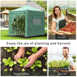 OutsunnyPortable Pop-up Walk-in Greenhouse With Roll-up Door 15 OutsunnyPortable Pop-up Walk-in Greenhouse With Roll-up Door -Sunnydaze Decor Store GUEST 69afb2cf 6f95 4542 bb9d 2f968ce4e444