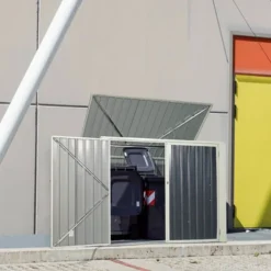 Costway 6x3FT Horizontal Storage Shed 68 Cubic Feet For Garbage Cans Tools Accessories 16 Costway 6x3FT Horizontal Storage Shed 68 Cubic Feet For Garbage Cans Tools Accessories -Sunnydaze Decor Store GUEST 6acb4d86 2736 4180 a51f 15063f63fa96