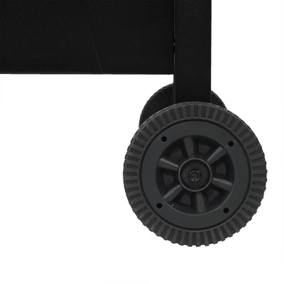 Grill Boss GBC1932M Outdoor BBQ 3 Burner Propane Gas Grill For Barbecue Cooking With Top Cover Lid, Wheels, And Side Storage Shelves, Black 4 Grill Boss GBC1932M Outdoor BBQ 3 Burner Propane Gas Grill For Barbecue Cooking With Top Cover Lid, Wheels, And Side Storage Shelves, Black - Image 4