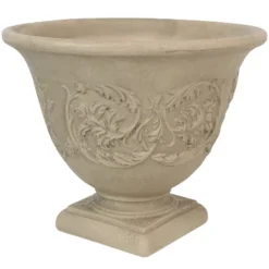 Sunnydaze Decor Sunnydaze Indoor/Outdoor Patio, Garden, Or Porch Weather-Resistant Double-Walled Darcy Flower Pot Planter - 16" - Beige 13 Sunnydaze Decor Sunnydaze Indoor/Outdoor Patio, Garden, Or Porch Weather-Resistant Double-Walled Darcy Flower Pot Planter - 16" - Beige -Sunnydaze Decor Store GUEST 6c667984 749c 42c5 a444 72ce27e8d82e