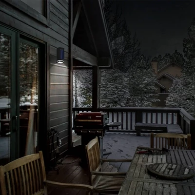 LED Solar Single Direction Solar Outdoor Wall Light - Techko Maid 7 LED Solar Single Direction Solar Outdoor Wall Light - Techko Maid - Image 7