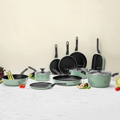 BergHOFF Sage And Slate Non-stick Aluminum Pancake Pan 2 BergHOFF Sage And Slate Non-stick Aluminum Pancake Pan - Image 2